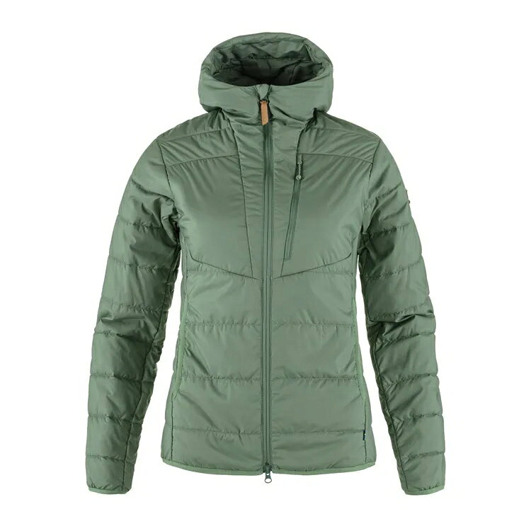 ├登山樂┤瑞典 Fjallraven Keb 化纖連帽外套 女 # FR89630-614 綠繡