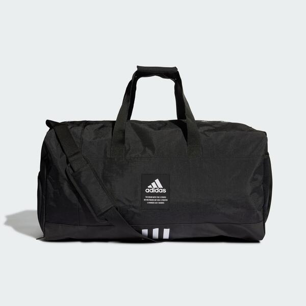 Adidas 4athlts Duf L [HB1315] 旅行背袋 健身包 運動 訓練 休閒 斜背 肩背 手提 黑