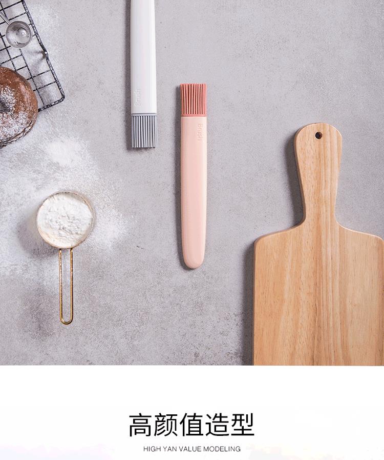 硅膠油刷耐高溫一體式食品級燒烤刷子廚房小油刷電餅鐺烙餅刷油刷 7