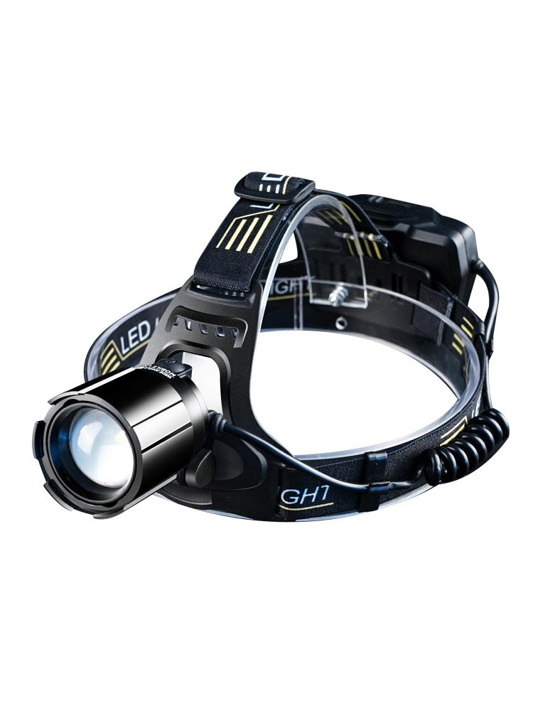 碩森強光超亮頭燈充電頭戴式手電筒感應夜釣魚專用疝氣趕海戶外燈 嘻哈戶外專營店