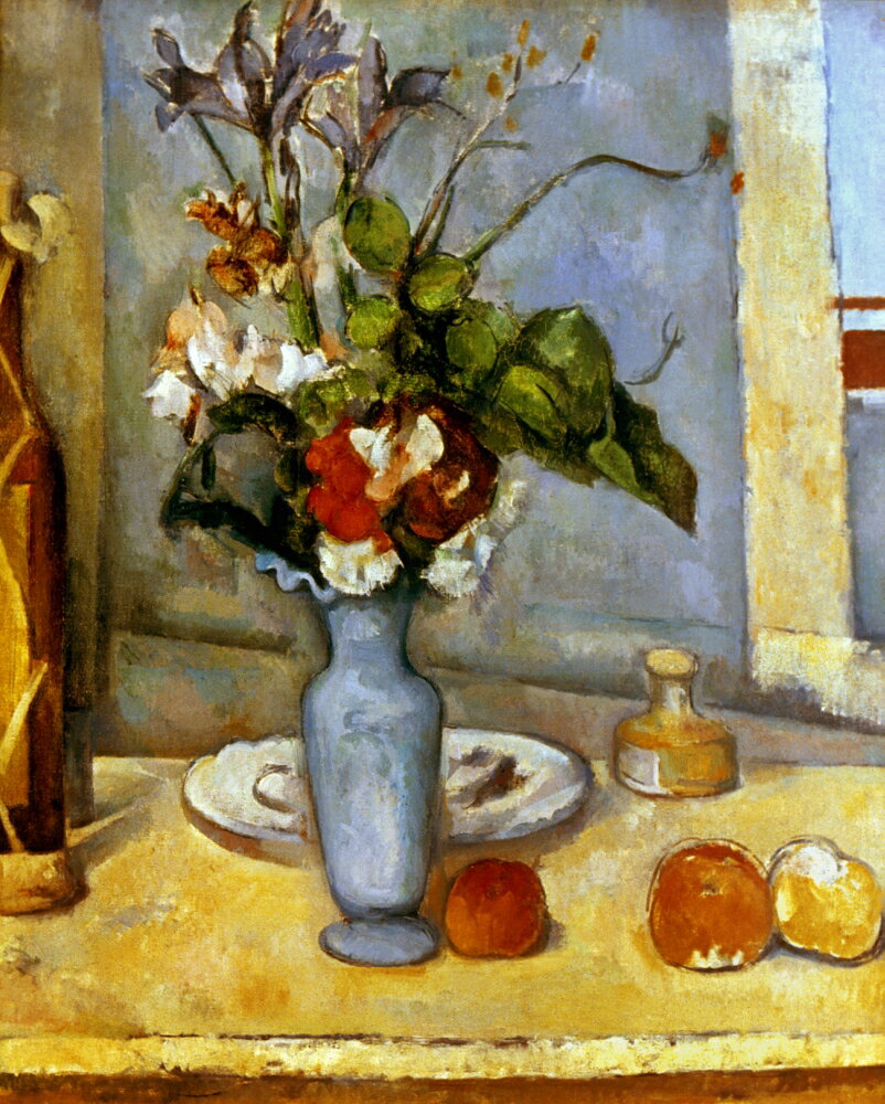 Posterazzi: Cezanne Blue Vase 1885-87 Npaul Cezanne The Blue Vase Oil ...