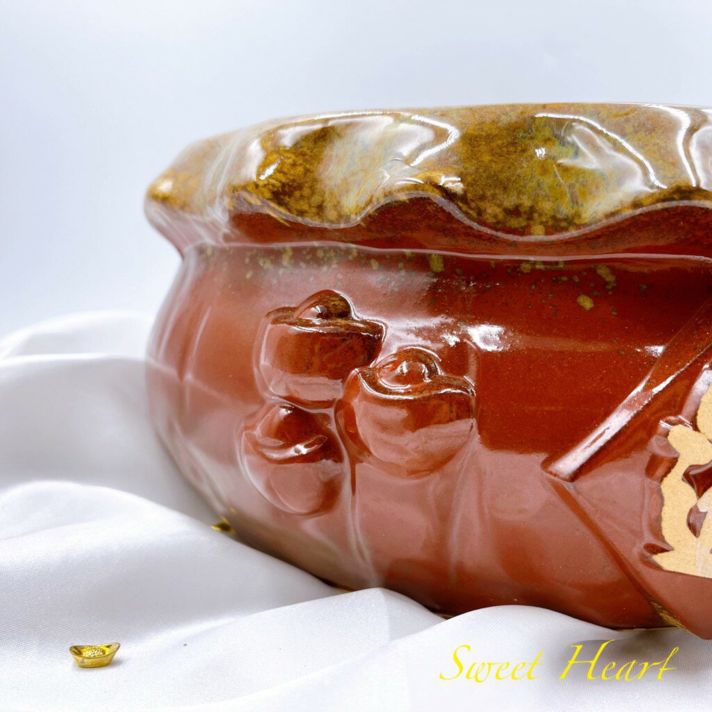 Sweet Heart 田芯開運精選 💯台灣MIT 鶯歌陶瓷 聚寶盆 聚寶甕 多款可選 大尺寸 老師傅手工製作👍 3