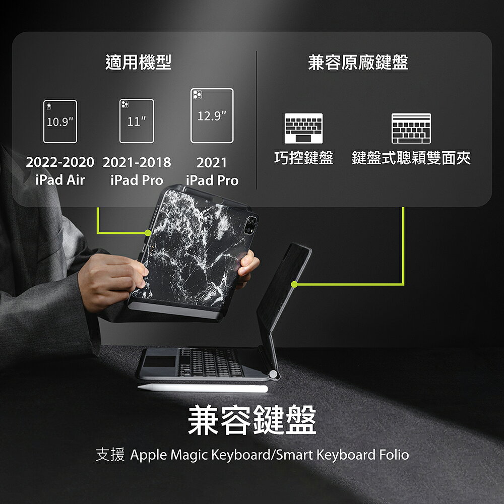 2021CoverBuddy 磁吸 保護殼 平板 保護套 圖案限定款 for iPad Pro iPad Air 平板 2