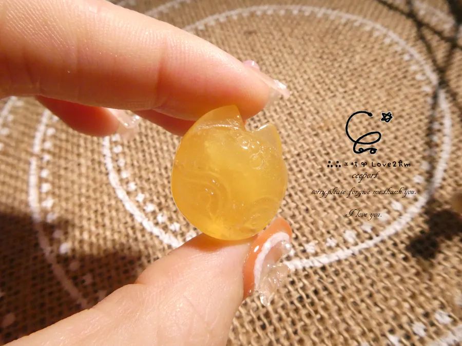 黃兔毛狐狐 黃兔毛 水晶飾品  晶晶工坊-love2hm 46213 5