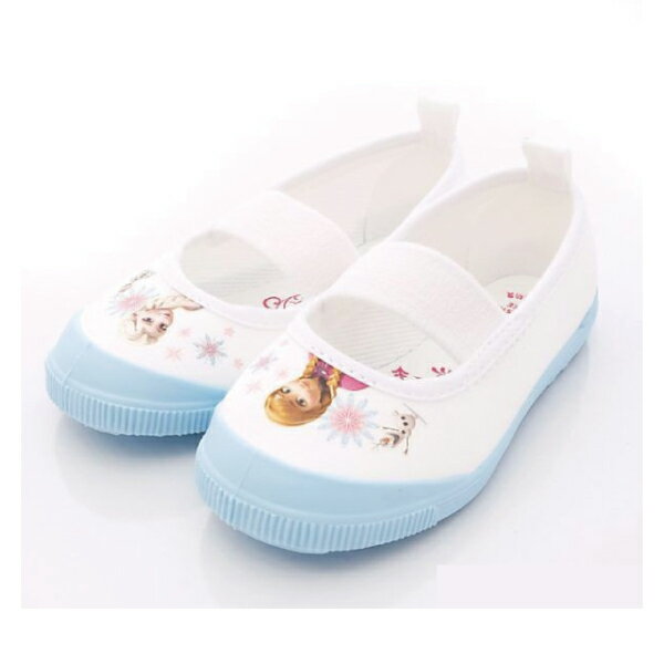 日本 MOONSTAR 兒童抗菌室內鞋/幼稚園-冰雪奇緣藍(14cm-17cm)(日本進口)