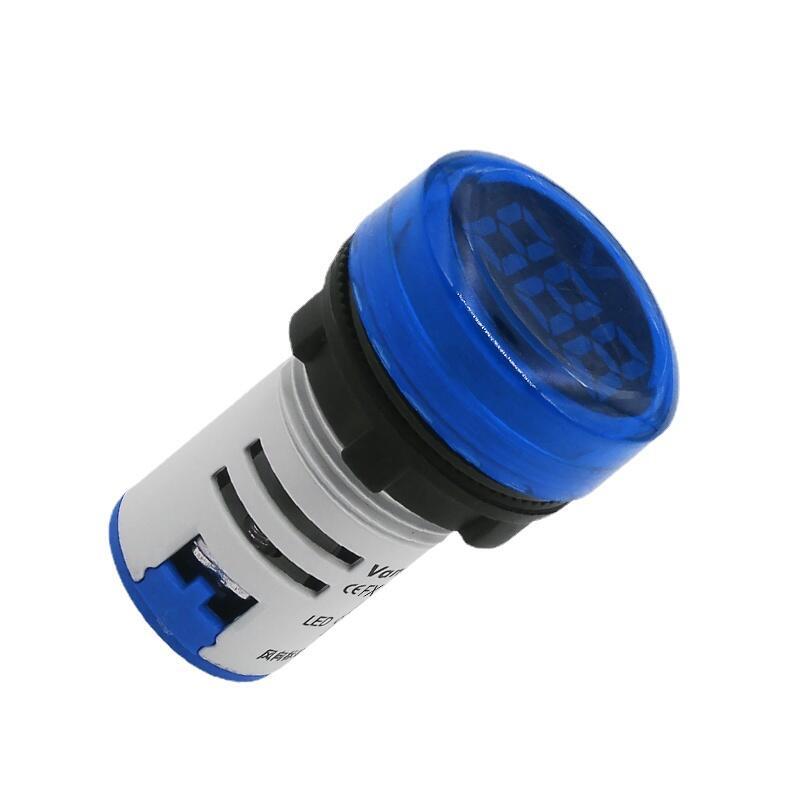 【全球優品匯】22mm DC 電壓表 LED 數字模擬顯示數字顯示儀表 DC 6-100V 電壓測量