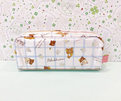 【震撼精品百貨】Rilakkuma San-X 拉拉熊懶懶熊 拉拉熊防水筆袋-森林#63899 震撼日式精品百貨
