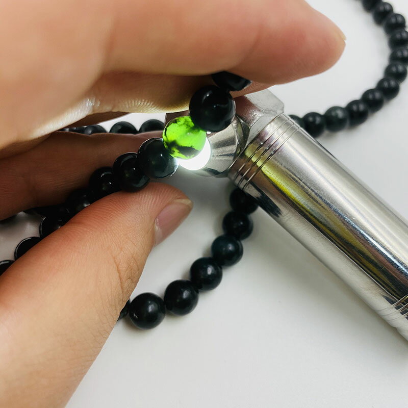 天然墨綠玉石新疆墨玉活磁保健玉石墨綠玉項鏈男女款玉石項鏈| 協貿國際