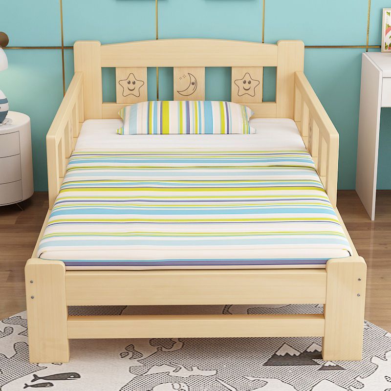 【免運】 美雅閣| 實木兒童床帶護欄可拆卸床嬰兒男孩女孩床單人床邊床加寬拼接大床