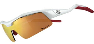 720armour Tack 飛磁換片 運動型太陽眼鏡 B318-12 亮白框/全面金多層膜片 BSMI D33E04