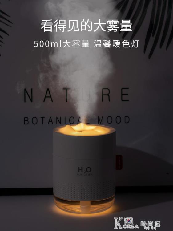 加濕器夜燈香薰小型家用靜音臥室內床頭噴霧香薰機車載空氣辦公室桌面無線