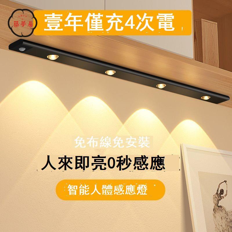 免運 附發票 感應燈 人體感應燈 夜燈 升級款貓眼人體感應燈不插電充電寬衣櫃酒櫃櫥櫃led燈帶年底鉅惠 全館八折 售後保障 店長新品推薦 5z109