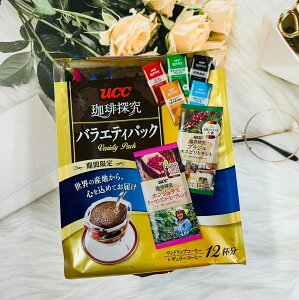 日本 UCC 咖啡探究 探究濾式咖啡 綜合風味 12杯份 濾式咖啡 濾掛咖啡｜全店$199免運