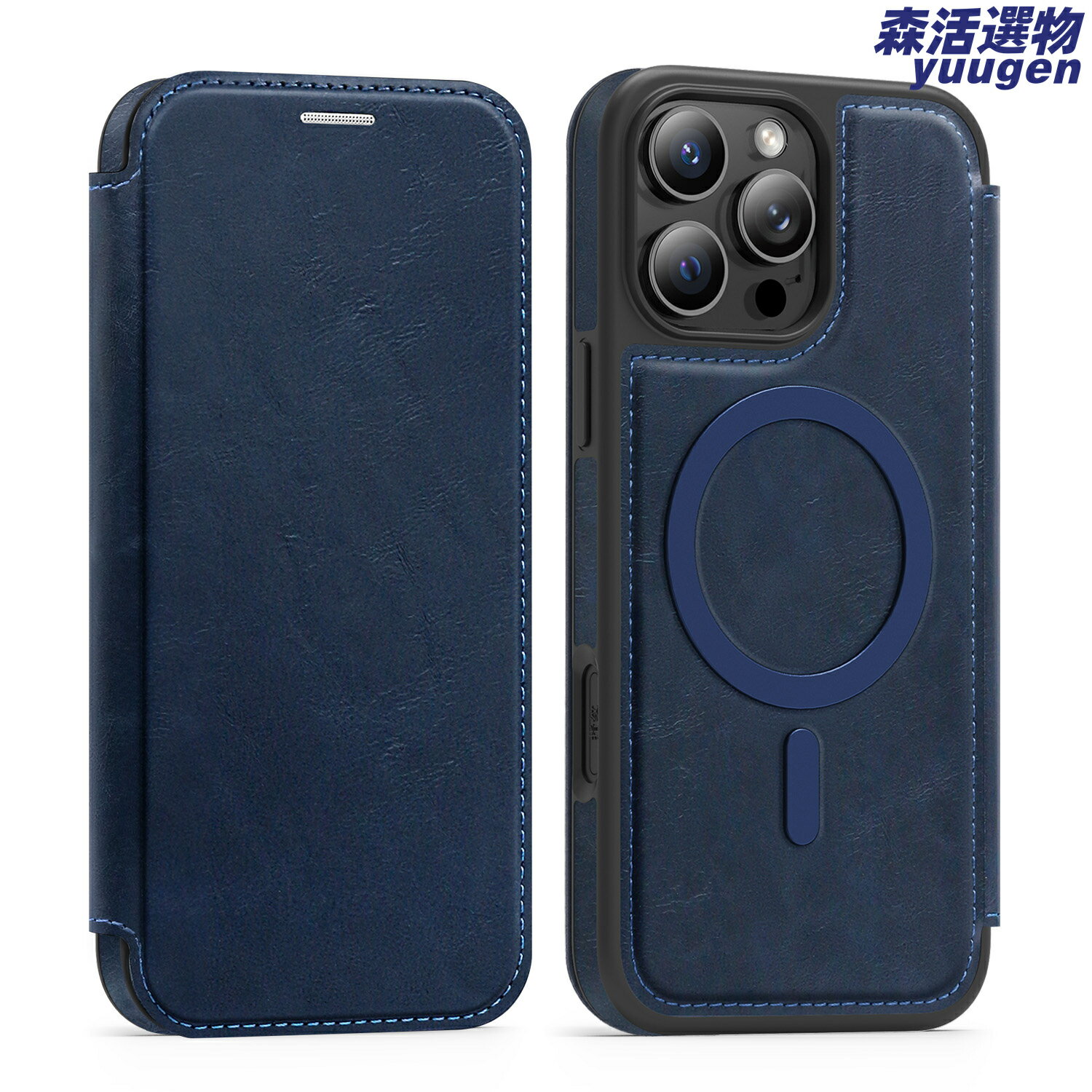 【磁吸插卡防摔】蘋果手機殼 iPhone16ProMax手機殼 15Pro手機殼 14Pro手機殼 13Pro手機殼 翻蓋皮套 商務全包軟膠殼 男女通用 帶卡槽 磁吸充電