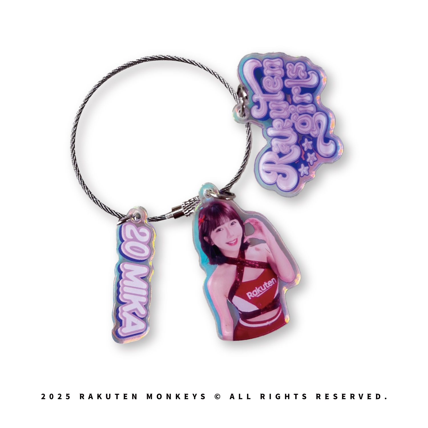 【隨機出貨】RKG炫彩壓克力鑰匙圈