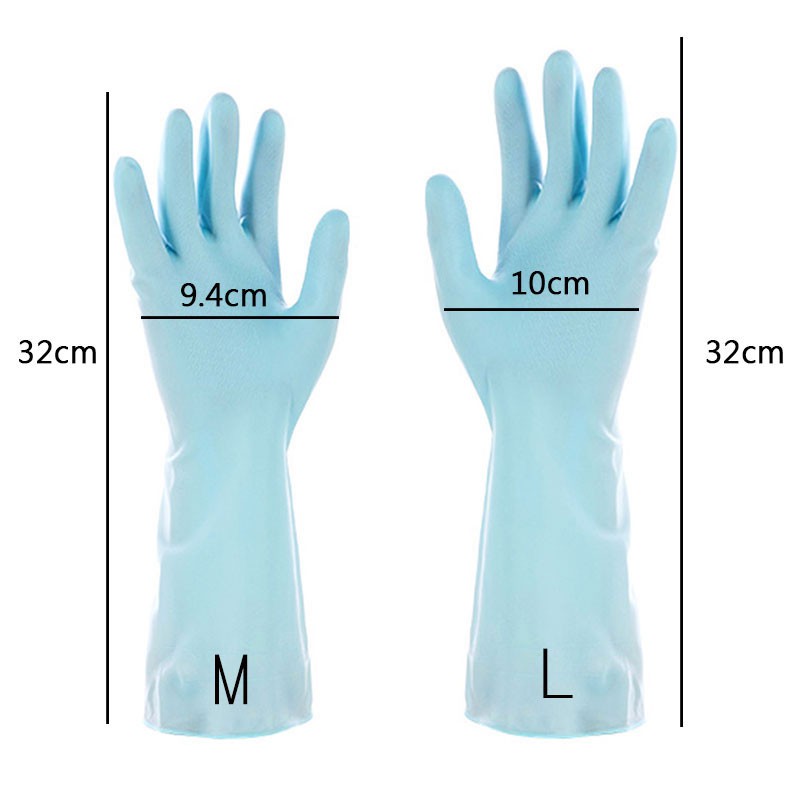 清潔橡膠手套【C010】台灣出貨 居家  加厚清潔塑膠手套 洗碗洗廁所乳膠手套 家務手套 冬天必備 貴婦手必備 4