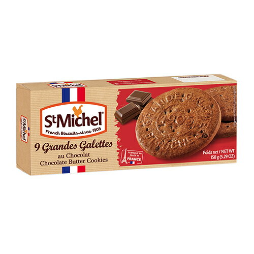 St.Michel可可風味奶油餅150g【愛買】