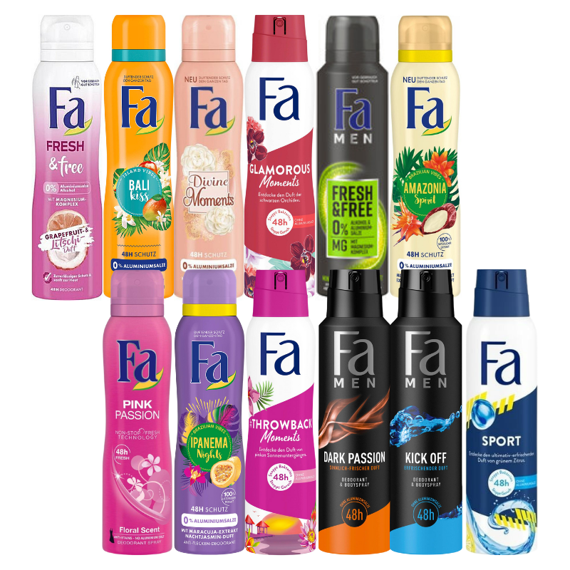 德國 Fa 體香噴霧150ml 葡萄柚荔枝/黃瓜甜瓜/巴厘島之吻/山茶花/男士/限量 附發票【心心哈德】現貨 全館499超取免運｜全場下殺★滿額再享折扣