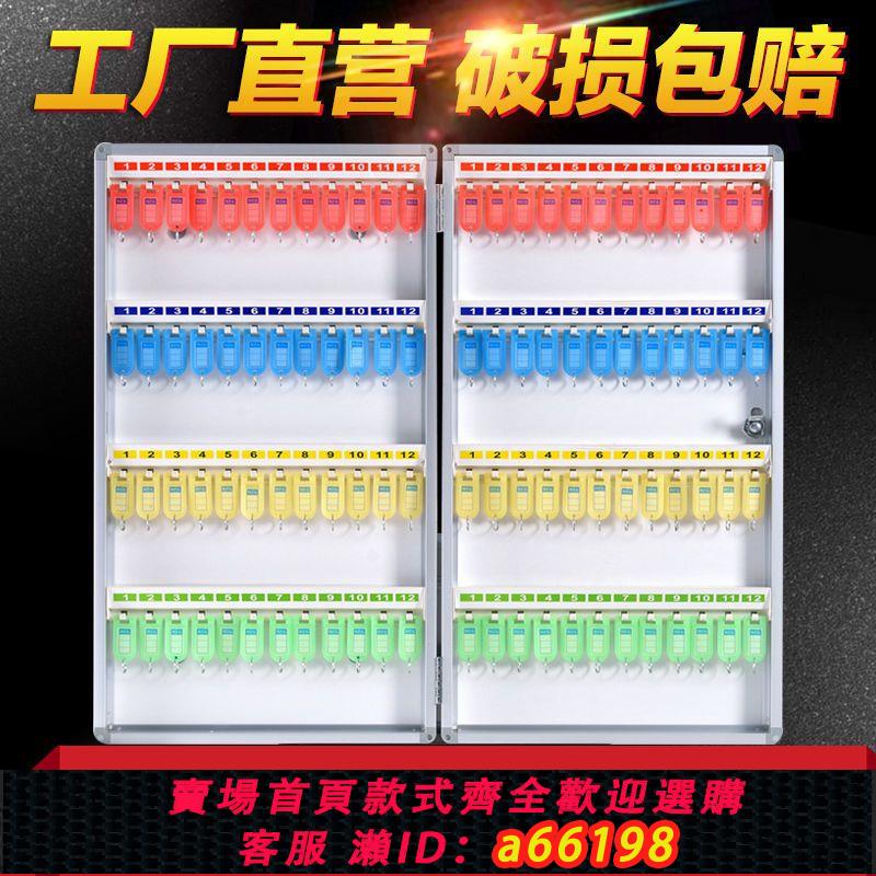 【臺灣公司 可開發票】鑰匙箱管理盒壁掛式房產中介鑰匙櫃管理櫃汽車鎖匙收納盒箱子掛墻
