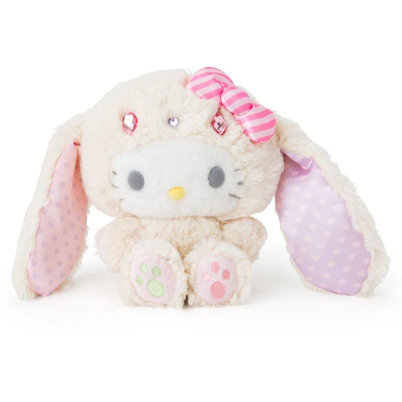 大賀屋 日貨 HELLO KITTY 復活節 娃娃 玩偶 玩具 公仔 裝飾 正版 J00016528