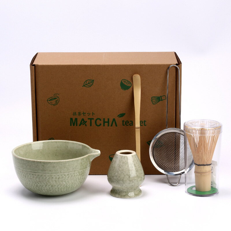熱銷抹茶綠Japanese Matcha Tea Set 日式陶瓷抹茶碗茶具套裝 5
