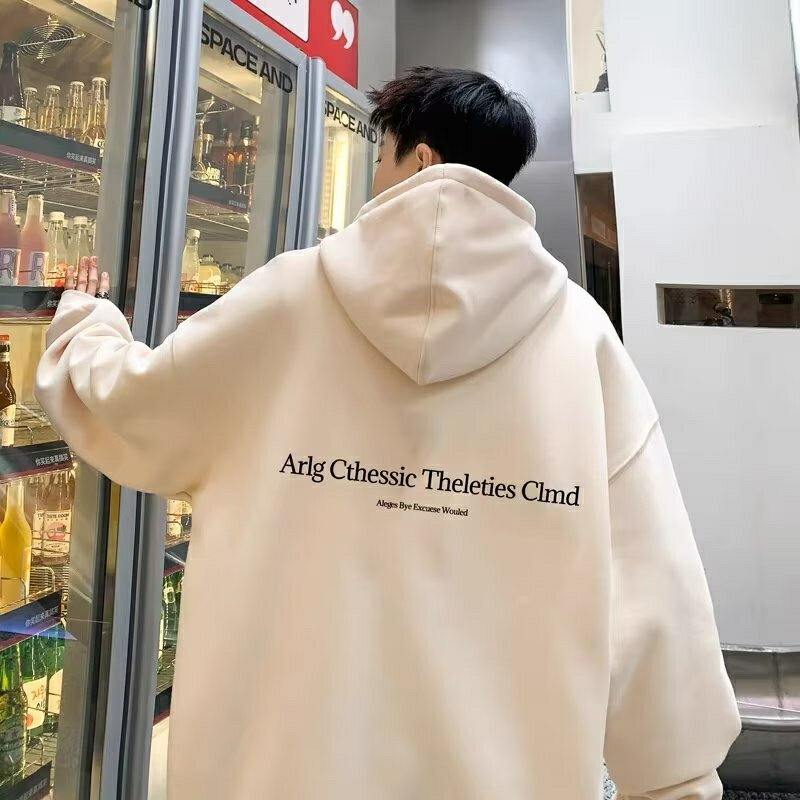 【臺灣出貨】美式上衣 oversize 大學t 長袖衛衣 卡通上衣 情侶大學t 長袖上衣 潮流寬鬆百搭 加絨外套 衛衣女