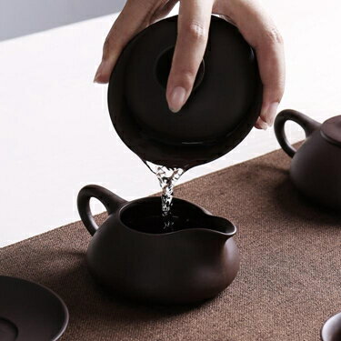 宜興原礦紫砂功夫茶具套裝家用陶瓷辦公泡茶整套茶壺茶杯禮品蓋碗挪威森林 雙十一購物節
