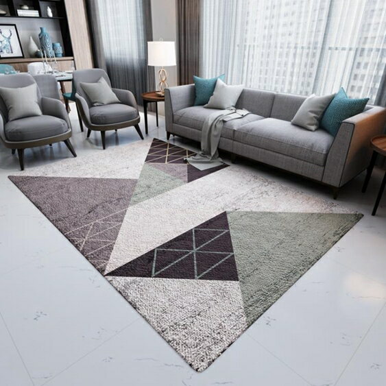 北歐客廳地毯簡約現代沙發茶幾墊門廳床邊毯臥室房間毯機洗 雙十一購物節