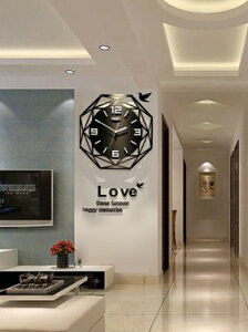 歐式鐘表掛鐘客廳現代簡約時鐘個性創意時尚表家用大氣裝飾石英鐘 雙十一購物節