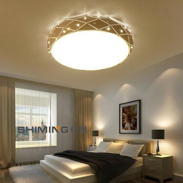 幾何LED臥室吸頂燈現代簡約溫馨圓形方形客廳房間餐廳過道燈具T 雙十一購物節
