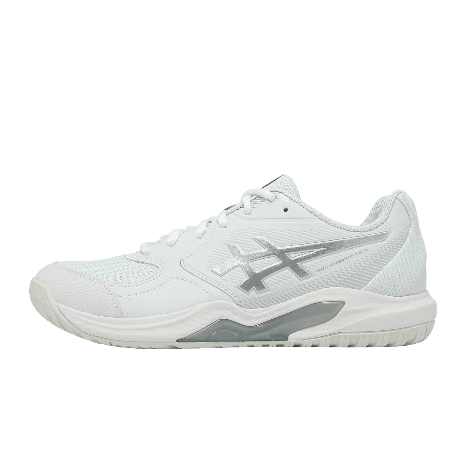 Asics 亞瑟士 網球鞋 匹克球鞋 GEL-Dedicate 9 D 寬楦 女鞋 白 抗扭 1042A315101