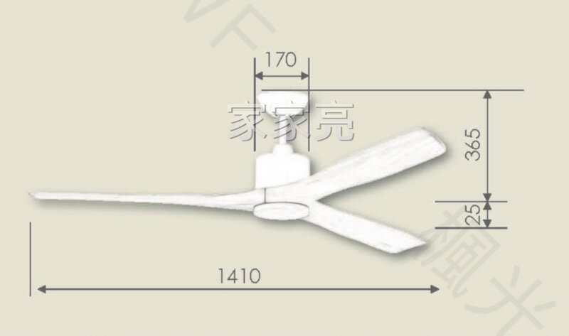 楓光吊扇 57吋 DC吊扇 鴛鴦系列 珍珠白 平光黑 梧桐木 DC省電變頻 內附DC專用遙控器 正反轉功能 (A Light) 1