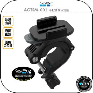 《飛翔無線3C》GoPro AGTSM-001 手把圓桿固定座◉原廠公司貨◉自行腳踏車把座◉滑雪桿架◉相機攝影架