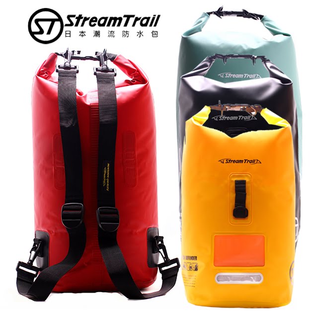 高機能性【Stream Trail】20L方塊圓筒包 圓柱形包 輕巧便利 高度防水 包包 手提包 斜背包 後背包 防水包