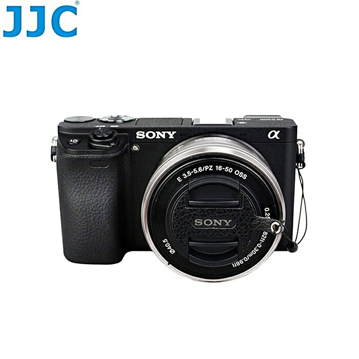 又敗家＠JJC副廠Sony索尼原廠40.5mm鏡頭蓋貼皮含防丟繩CS-S1650 BLACK