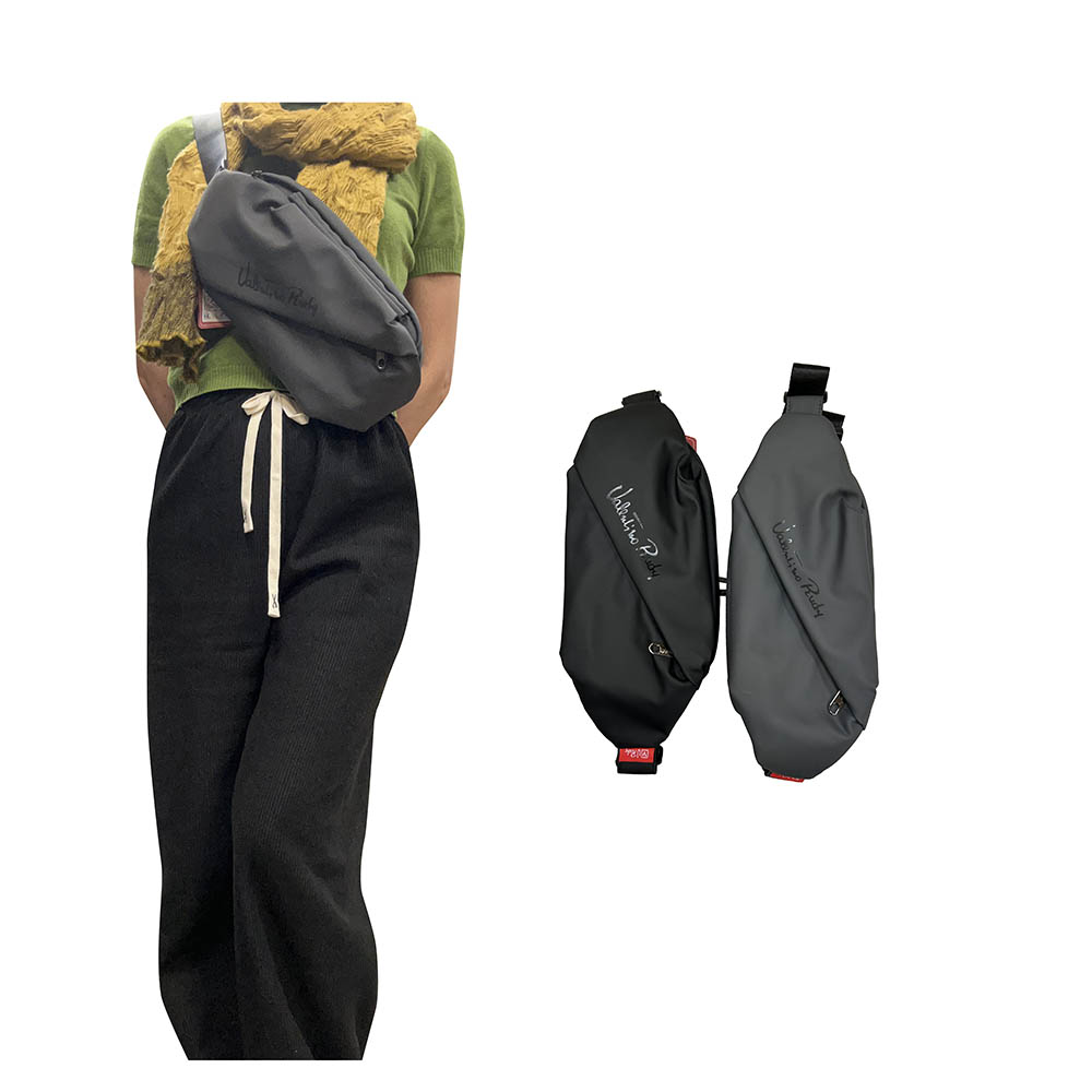 ~雪黛屋~Valenli 腰胸包中容量主袋+外袋共三層腰背肩背斜側背科技尼龍布VW1145