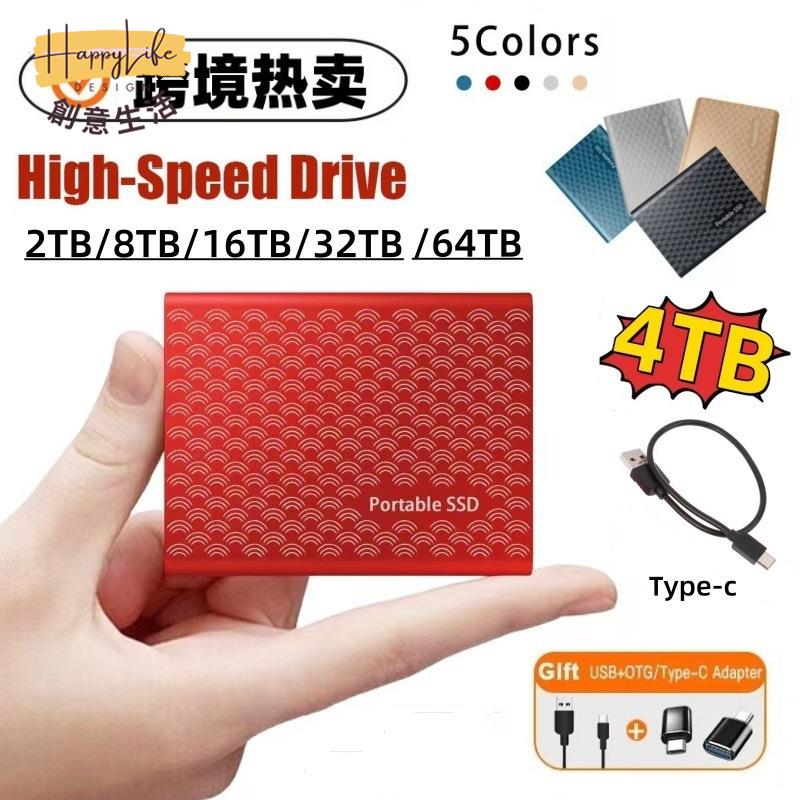 品 SSD 移動固態 硬碟擴容升級2TB4TB8TB16TB高速傳輸USB3.1[DD0505006]