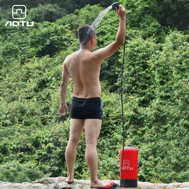 夏天戶外洗澡神器野外露營淋浴器便攜室外立式儲水非太陽能沐浴袋