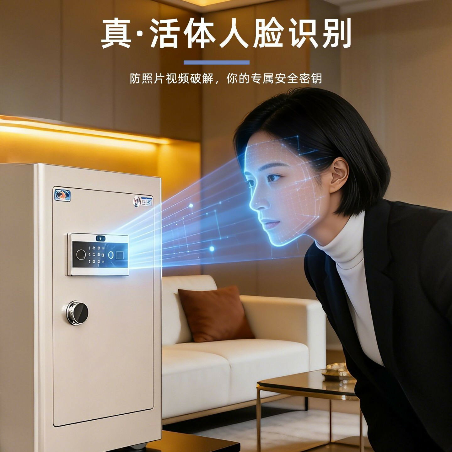 【安全防護】虎牌智能保險箱 CSP認證 指紋密碼人臉辨識 家用辦公防盜 全鋼保險櫃 防火防潮 | 滿天星百貨 | 樂天市場Rakuten