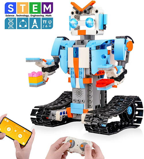 Sillbird STEM【日本代購】益智 積木機器人DIY兒童科學玩具