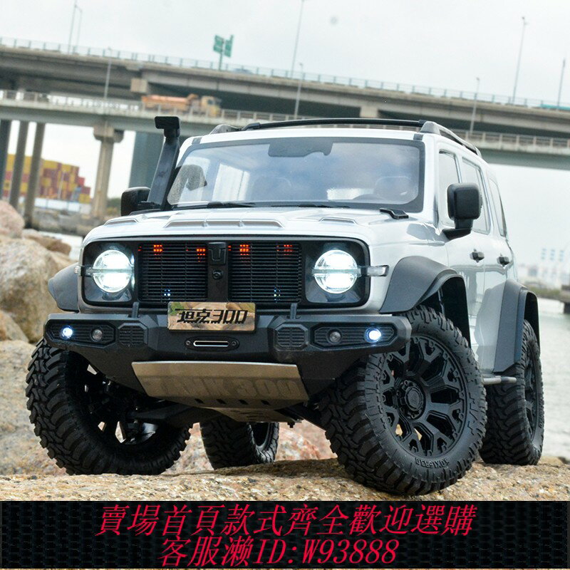 {臺灣公司貨 可打統編}1/8雷神KM 坦克300競技版直橋版攀爬車 模擬RC遙控電動模型車