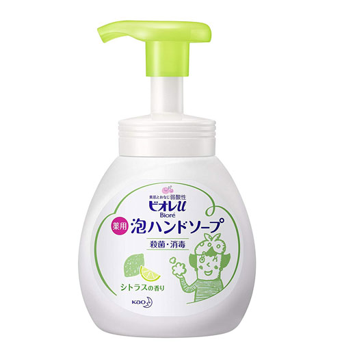 日本進口 花王kao Biore u 弱酸性 抗菌泡沫洗手乳~綠瓶檸檬香✿
