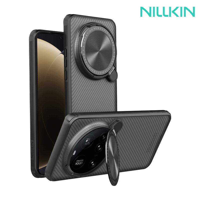 NILLKIN Xiaomi 小米 15 Ultra 5G 黑鏡 Prop 保護殼(透黑) 保護套 手機殼 鏡頭保護 可站立 鏡頭支架 鏡頭防塵蓋 鏡頭蓋