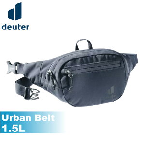 【Deuter 德國 Urban Belt 1.5L 腰包《黑》】3910420/隨身腰包/臀包/耐磨/抗撕裂