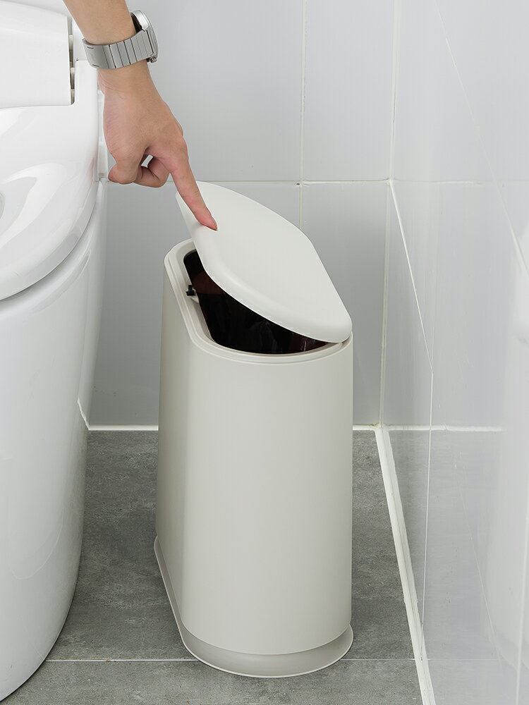 垃圾桶 日式家用按壓式垃圾桶廚房客廳臥室有蓋垃圾筒衛生間廁所分類紙簍 米家家居