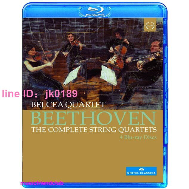 beethoven 貝多芬弦樂四重奏全集 貝爾西亞四重奏 (4碟藍光bd25g) 露天市集 全台最大的網路購物市集