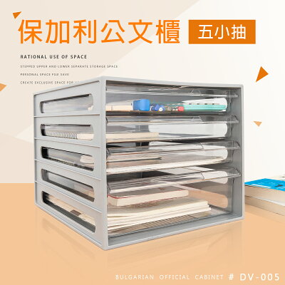文件櫃/ A4/B4資料櫃 保加利五小抽公文櫃【兩色可選】 dayneeds