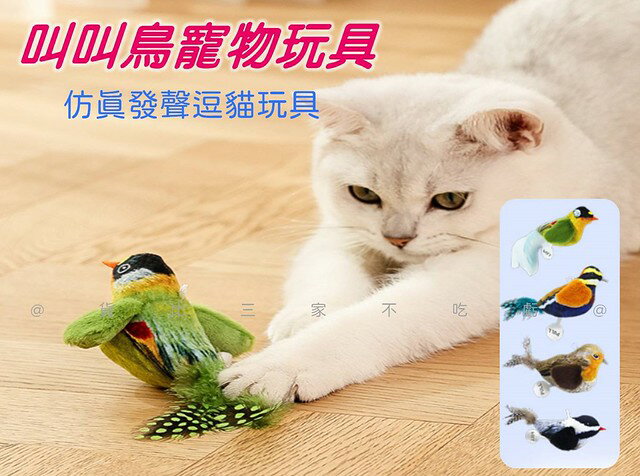 @貨比三家不吃虧@叫叫鳥寵物玩具 貓玩具 貓咪自嗨解悶神器 仿鳥聲 寵物用品 發聲貓玩具 擬真 寵物吊掛玩具 啾啾鳥