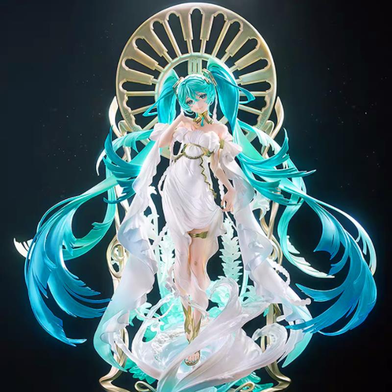 {可刷卡 打統編}初音未來手辦琵琶初音景品女生二次元美少女戰士模型擺件公仔盲盒
