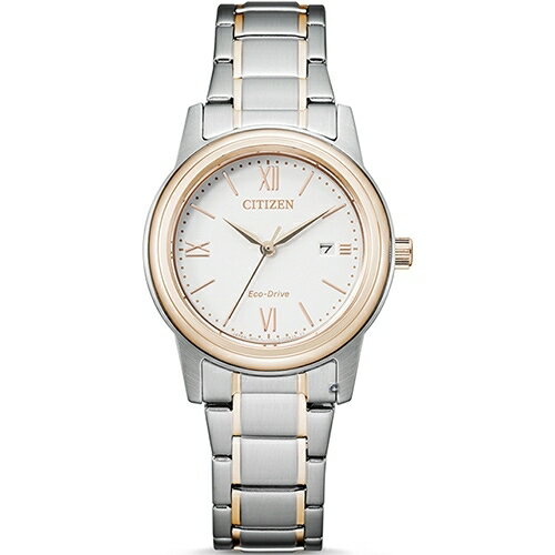 CITIZEN 星辰錶 光動能經典簡約百搭女錶(FE1226-82A)-30mm-白麵鋼帶【刷卡回饋 分期0利率】【APP下單點數13倍送】